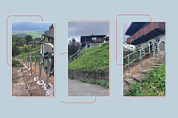 monte escalier rieden precis