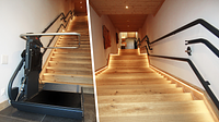 Monte-escaliers à plateforme en intérieur