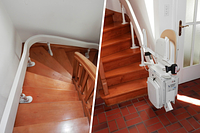 Back in your own home thanks to the SOLARIS stairlift