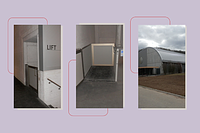 Ice hockey stadium accessible thanks to vertical platform lift