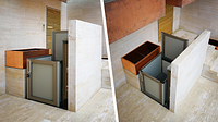 Piattaforma elevatrice interna