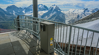Monte-escalier à plateforme sur le Corvatsch - Résistant aux intempéries