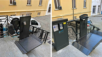 Modernizzazione cassa montascale a piattaforma