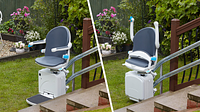 Duolex stairlift outdoor use open / closed