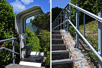 Montascale a piattaforma per esterno - Giardino