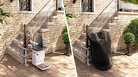 Duolex stairlift for outdoor use