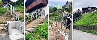 Un monte-escaliers à plateforme à Rieden (St. Gallen) rend les immeubles plus accessibles.