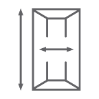 Dimensions de la cabine