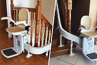 Montascale Rigert con seduta SOLARIS a Zurigo