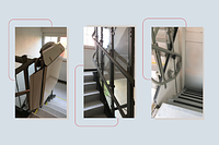 Treppenlift mit Plattform innen in Basel