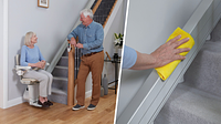 Stairlift with seat RIGI – The slimmest straight stairlift