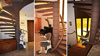 Stellar Treppenlift im Innenbereich Bilder